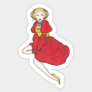 Anne of Cleves Pin-up Sticker